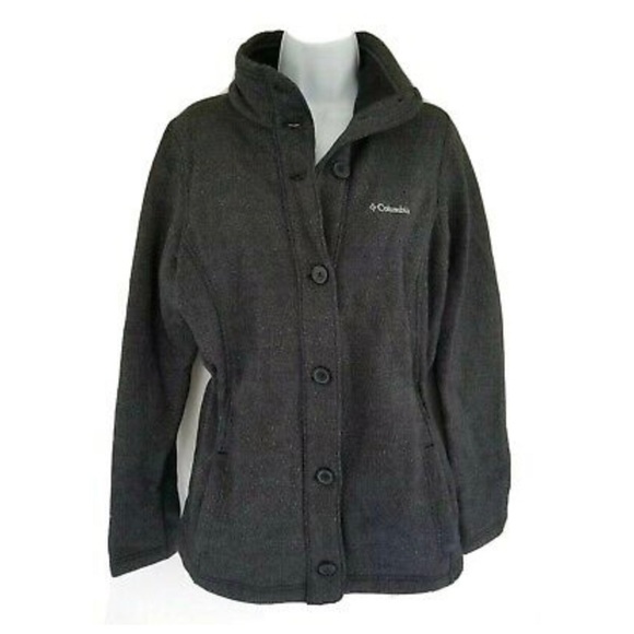 Columbia Jackets & Blazers - Charcoal Columbia Button Coat | Women's Medium